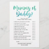 Wasserfarbkalligrafie Babyspiel Flyer (Vorne)