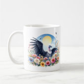 Wasserfarbkanal Frühjahr - Kid-Tasse Kaffeetasse (Links)