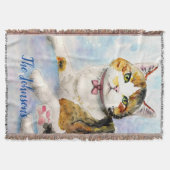 Wasserfarbkatze Decke (Vorderseite)