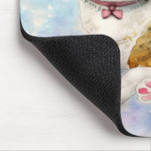 Wasserfarbkatze Mousepad (Ecke)