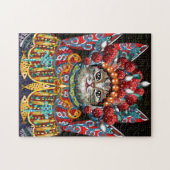 Wasserfarbkatze Puzzle (Horizontal)