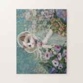 Wasserfarbkatze Puzzle (Vertikal)