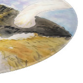 Wasserfarbkatze Schneidebrett (Ecke)