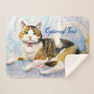 Wasserfarbkatze Sherpadecke