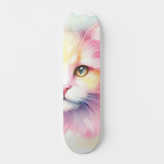 Wasserfarbkatze Skateboard