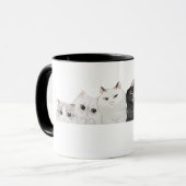 Wasserfarbkatzen Kätzchen Tasse (Vorderseite Links)
