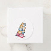 Wasserfarbkatzengeschenk Geschenkanhänger (Beispiel)