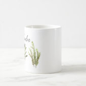 Wasserfarbkraut Thyme Rosemary Sage Pflanze Pot Kaffeetasse (Mittel)