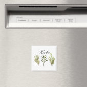 Wasserfarbkraut Thyme Rosemary Sage Pflanze Pot Magnet (In Situ (Geschirrspüler))