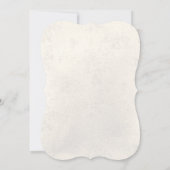 Wasserfarbkreis Erste Kommune Mädchen Einladung (Rückseite)