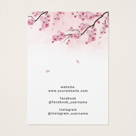 Wasserfarbkreuz Blossom Erringung der Kette Anzeig (Rückseite)