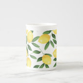 WASSERFARBLETTEN PORZELLANTASSE (Vorderseite)