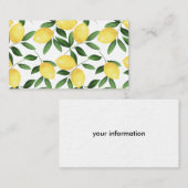 WASSERFARBLETTEN VISITENKARTE (Vorne/Hinten)