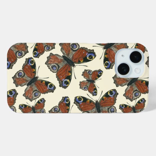 Wasserfarbmuster der Schmetterlinge Case-Mate iPhone Hülle (Rückseite (Horizontal))