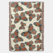 Wasserfarbmuster der Schmetterlinge Decke (Vorderseite Vertikal)