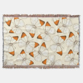 Wasserfarbmuster der Schmetterlinge Decke (Vorderseite)