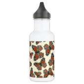 Wasserfarbmuster der Schmetterlinge Edelstahlflasche (Links)