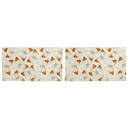 Wasserfarbmuster der Schmetterlinge Kissenbezug (Vorderseite-Set)