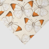 Wasserfarbmuster der Schmetterlinge Seidenpapier (Ausschnitt)