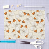 Wasserfarbmuster der Schmetterlinge Seidenpapier (Handwerk)