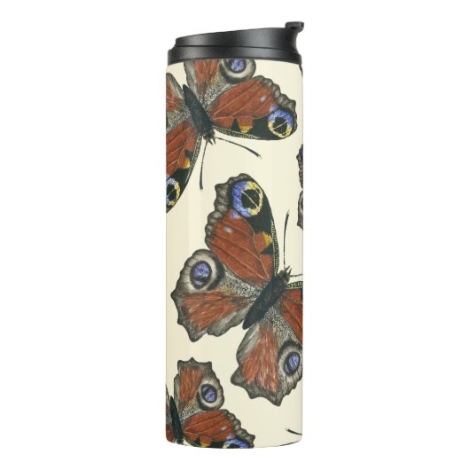 Wasserfarbmuster der Schmetterlinge Thermosbecher (Nach links gedreht)