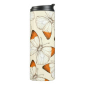 Wasserfarbmuster der Schmetterlinge Thermosbecher (Nach links gedreht)