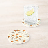 Wasserfarbmuster der Schmetterlinge Untersetzer (Seite)