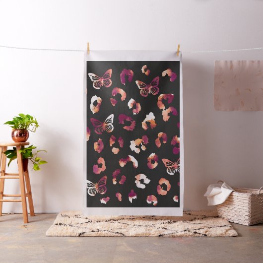 Wasserfarbmuster des Schmetterlings Stoff (Beispiel)