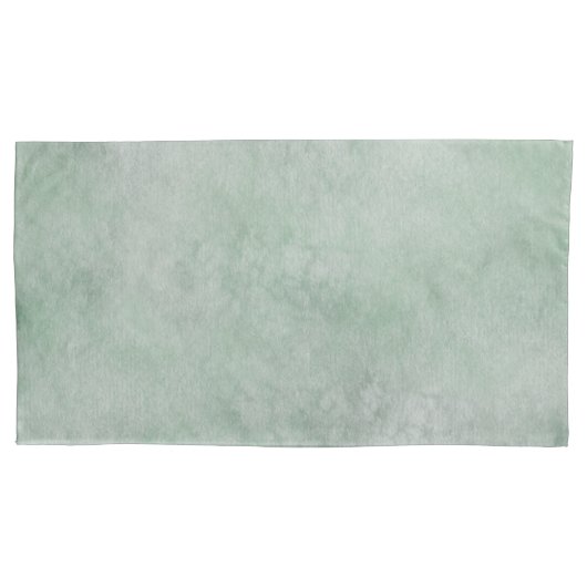 Wasserfarbmuster Dusty Heather Green Kissenbezug (Vorderseite-Links)
