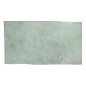 Wasserfarbmuster Dusty Heather Green Kissenbezug (Rückseite-Rechts)