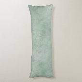 Wasserfarbmuster Dusty Heather Green Seitenschläferkissen (Rückseite (Vertikal))