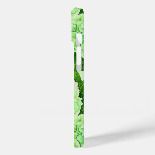 Wasserfarbmuster für Hydrangea Case-Mate iPhone Hülle (Rückseite / Links)