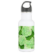 Wasserfarbmuster für Hydrangea Edelstahlflasche (Vorderseite)