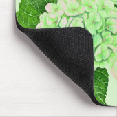 Wasserfarbmuster für Hydrangea Mousepad (Ecke)