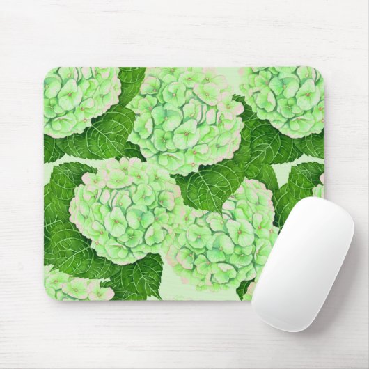Wasserfarbmuster für Hydrangea Mousepad (Mit Mouse)