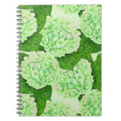 Wasserfarbmuster für Hydrangea Notizblock (Vorderseite)
