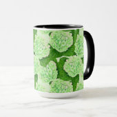 Wasserfarbmuster für Hydrangea Tasse (VorderseiteRechts)