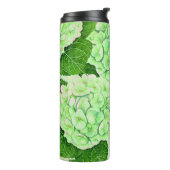 Wasserfarbmuster für Hydrangea Thermosbecher (Nach links gedreht)