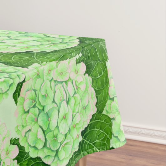 Wasserfarbmuster für Hydrangea Tischdecke (Beispiel)
