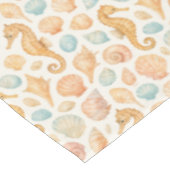 Wasserfarbmuster für Maschell und Seepferd Tischdecke (Schrägansicht)