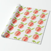 Wasserfarbmuster für Sweet Peach  Geschenkpapier (Ungerollt)