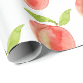 Wasserfarbmuster für Sweet Peach  Geschenkpapier (Rolleneckpunkt)