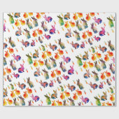 Wasserfarbmuster Geschenkpapier (Flach)