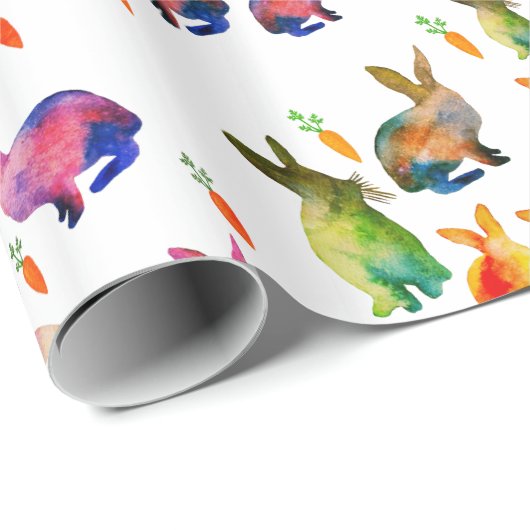 Wasserfarbmuster Geschenkpapier (Rolleneckpunkt)