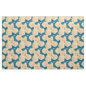 Wasserfarbmuster Hydrangea, gelb und blau Stoff (Yard (91,4 cm))