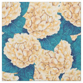 Wasserfarbmuster Hydrangea, gelb und blau Stoff (Muster)