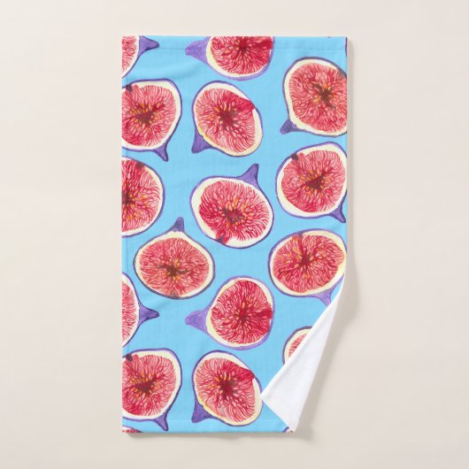 Wasserfarbmuster in Abb-Scheiben Badhandtuch Set (Handtuch)