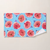 Wasserfarbmuster in Abb-Scheiben Badhandtuch Set (Handtuch)