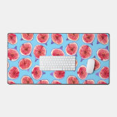 Wasserfarbmuster in Abb-Scheiben Schreibtischunterlage (Tastatur & Maus)