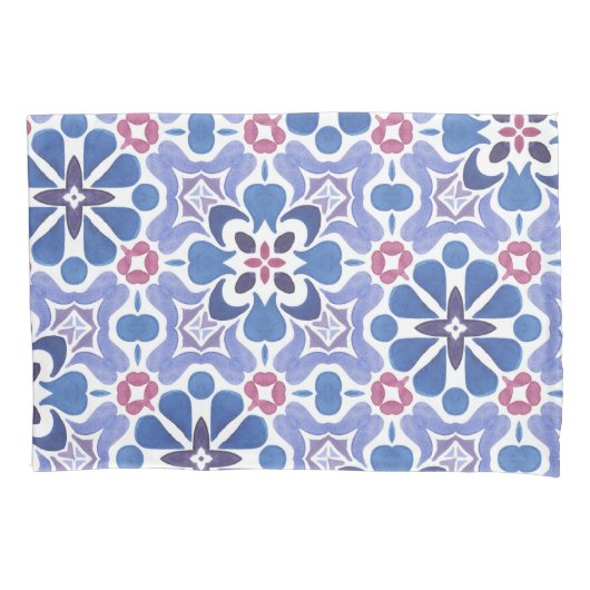 Wasserfarbmuster Kissenbezug (Vorderseite)